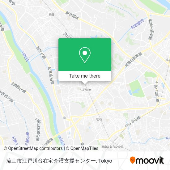 流山市江戸川台在宅介護支援センター map
