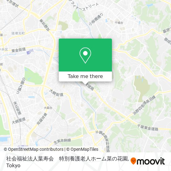 社会福祉法人葉寿会　特別養護老人ホーム菜の花園 map