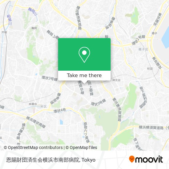 恩賜財団済生会横浜市南部病院 map