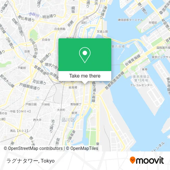 ラグナタワー map