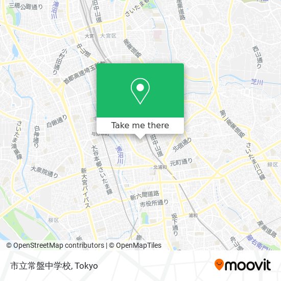 市立常盤中学校 map