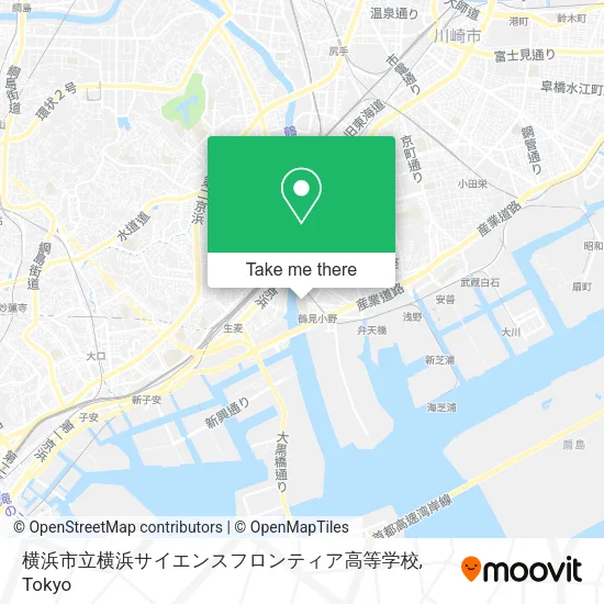 横浜市立横浜サイエンスフロンティア高等学校 map