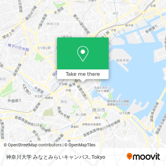 神奈川大学 みなとみらいキャンパス map