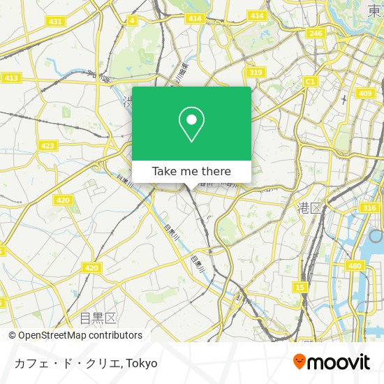 カフェ・ド・クリエ map