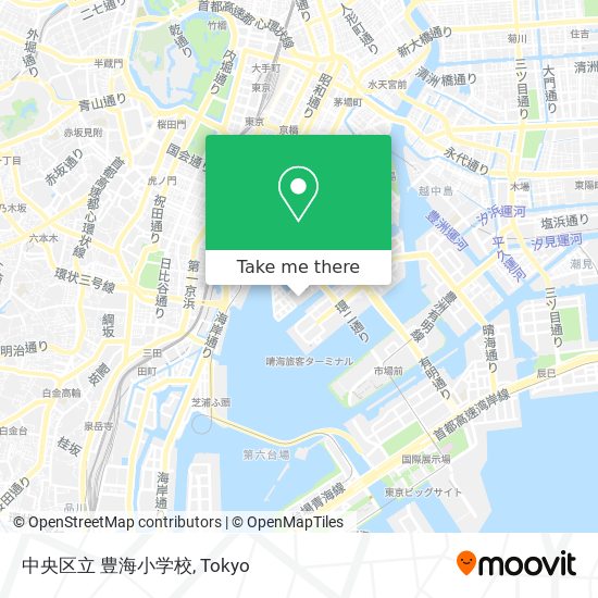 中央区立 豊海小学校 map