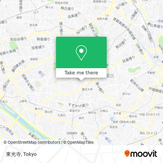 東光寺 map