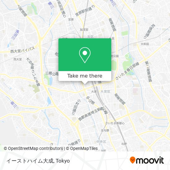 イーストハイム大成 map