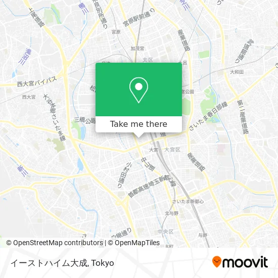 イーストハイム大成 map