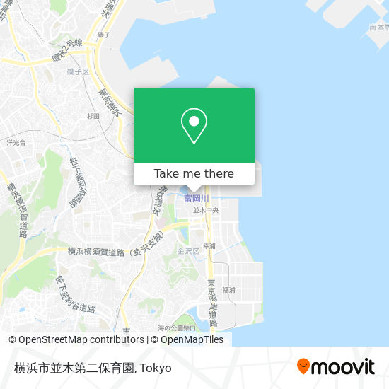 横浜市並木第二保育園 map