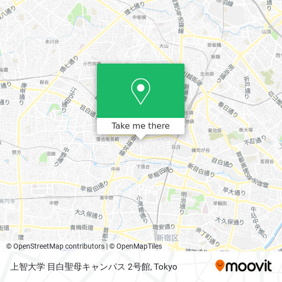 上智大学 目白聖母キャンパス 2号館 map