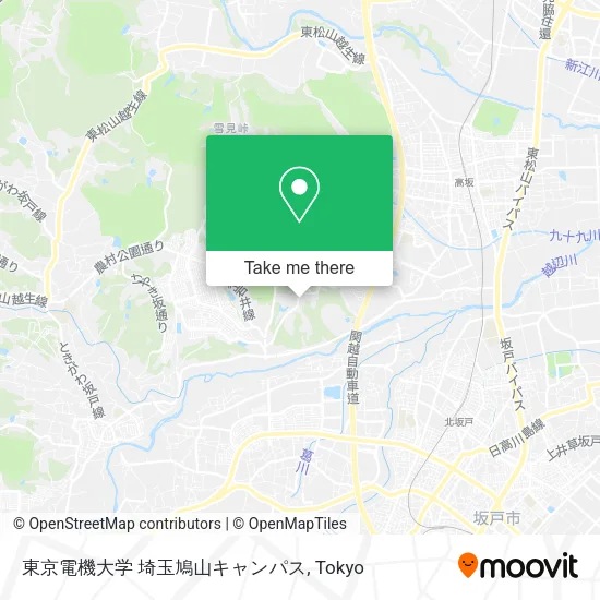 東京電機大学 埼玉鳩山キャンパス map