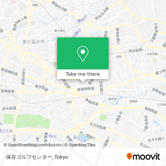 保谷ゴルフセンター map