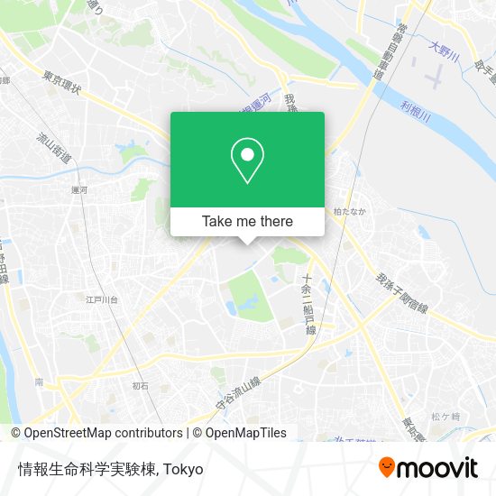 情報生命科学実験棟 map
