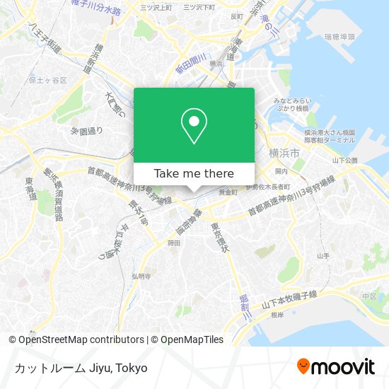 カットルーム Jiyu map