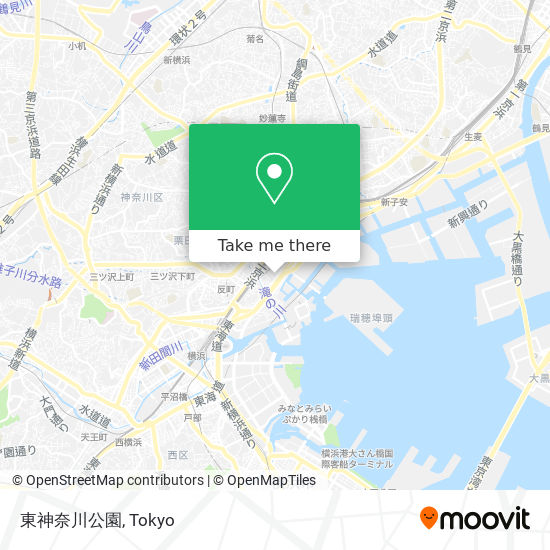東神奈川公園 map