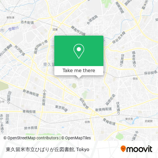 東久留米市立ひばりが丘図書館 map