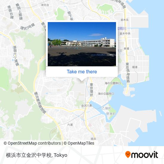 横浜市立金沢中学校 map