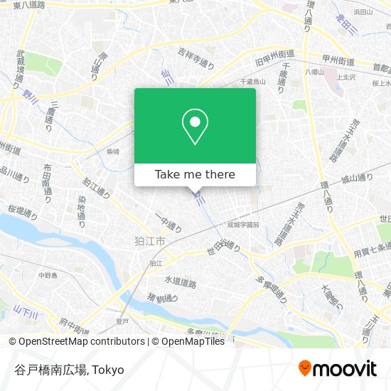 谷戸橋南広場 map