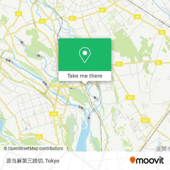 How To Get To 原当麻第三踏切 In Tokyo By Metro Or Bus Moovit