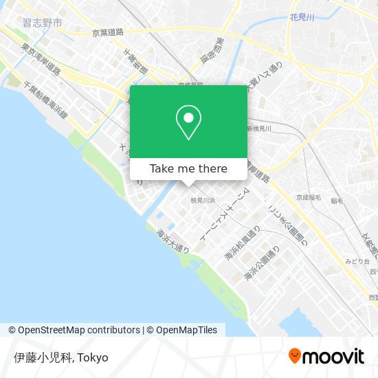 伊藤小児科 map