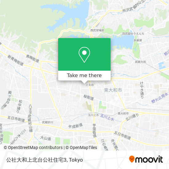 公社大和上北台公社住宅3 map