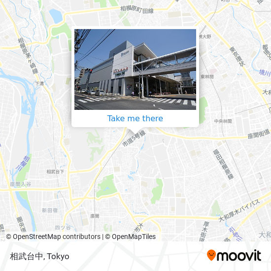 怎樣搭地鐵或巴士去tokyo的相武台中 Moovit