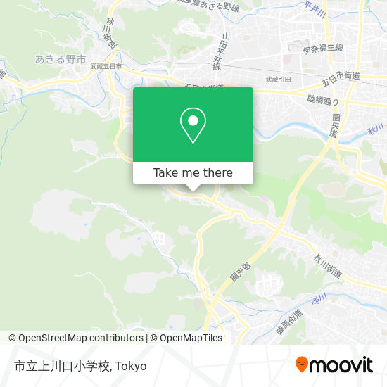 市立上川口小学校 map