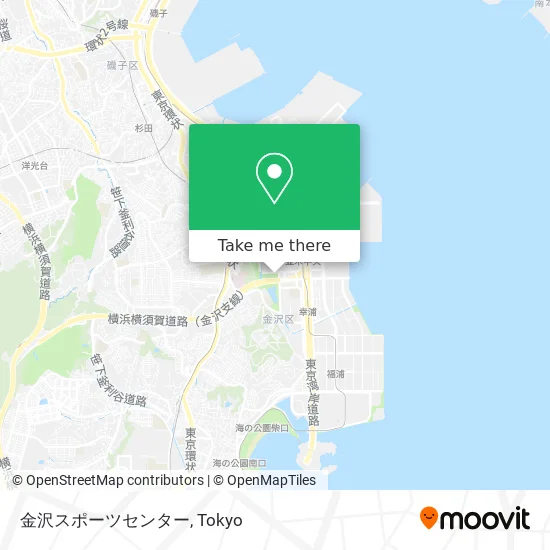 Kanazawa Sports Center map