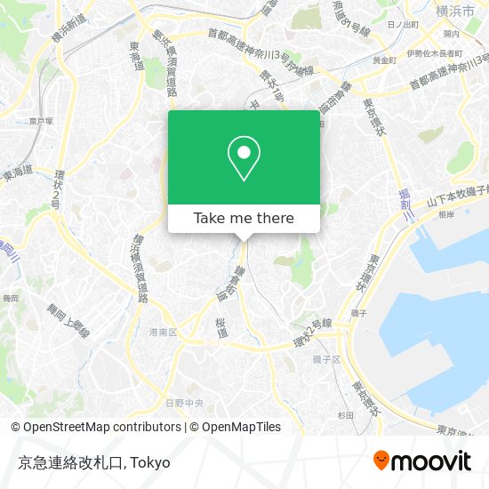 京急連絡改札口 map