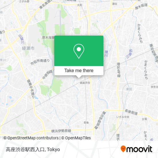 高座渋谷駅西入口 map