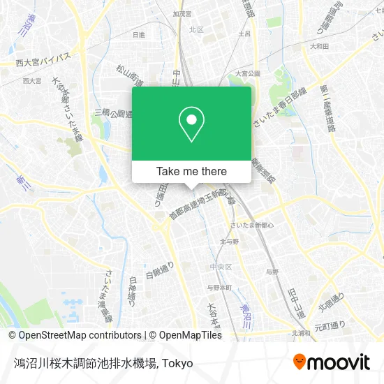 鴻沼川桜木調節池排水機場 map