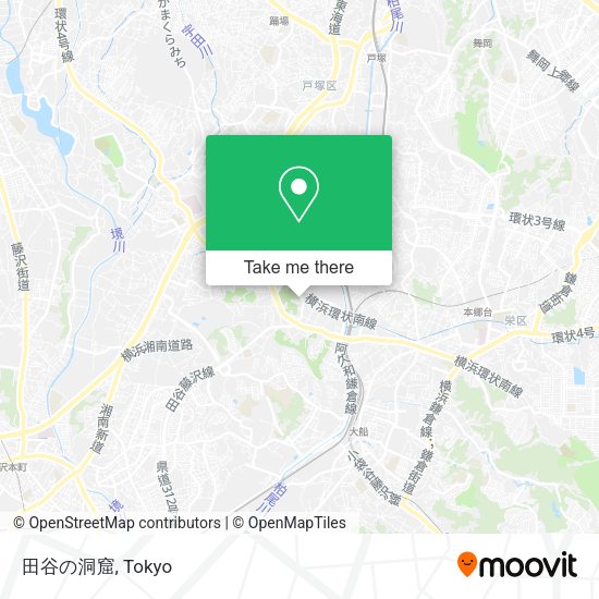 田谷の洞窟 map
