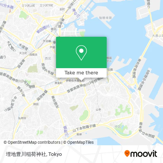 埋地豊川稲荷神社 map