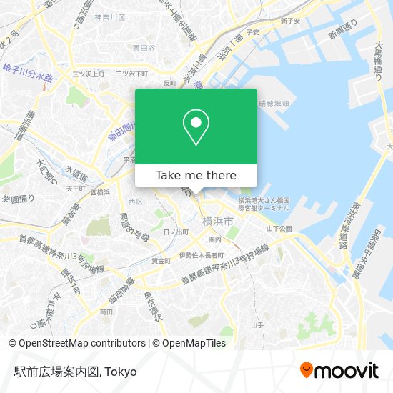 駅前広場案内図 map