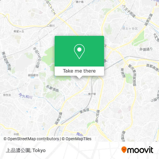 Kamishina Concentration Park map