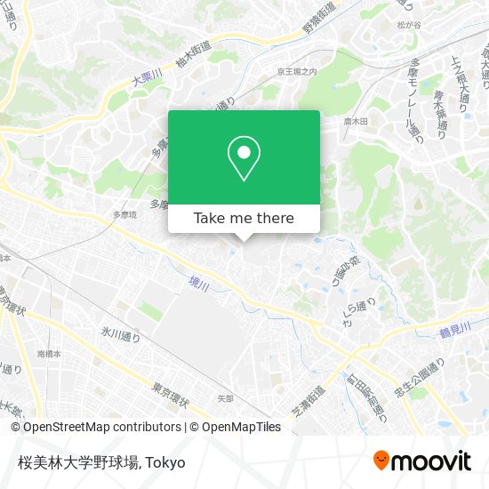 桜美林大学野球場 map