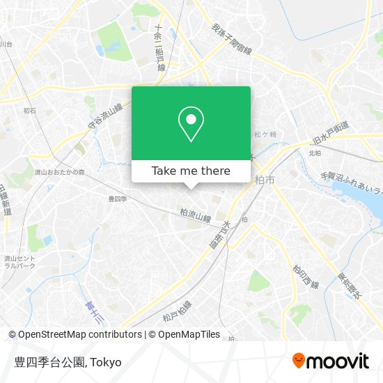 豊四季台公園 map