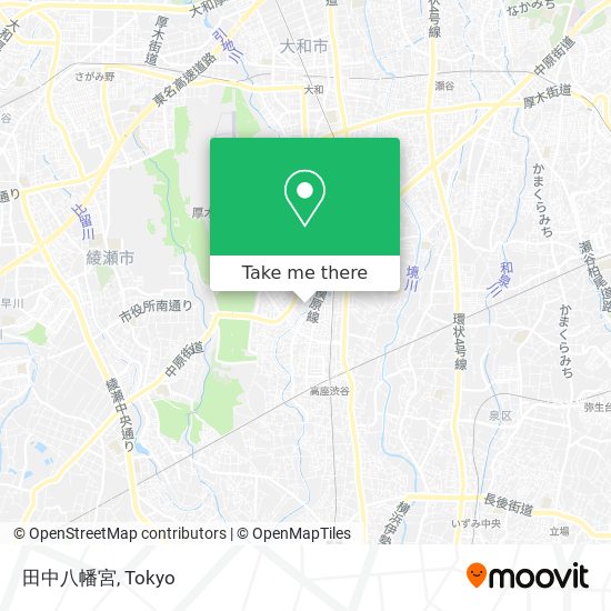 田中八幡宮 map