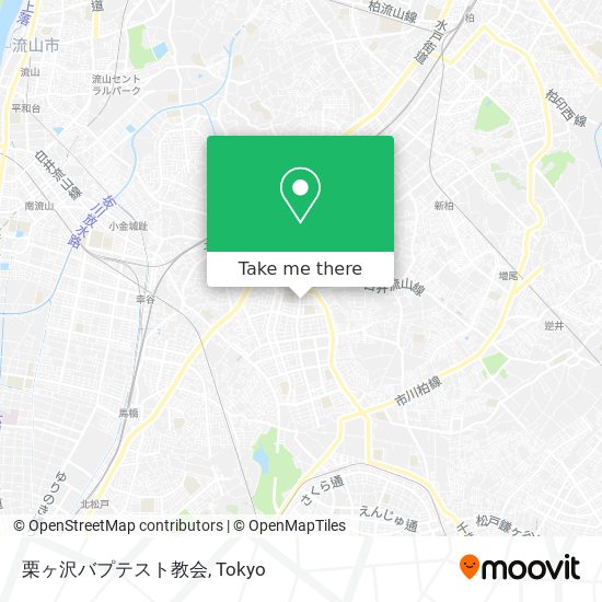 How To Get To 栗ヶ沢バプテスト教会 In 松戸市 By Metro Or Bus