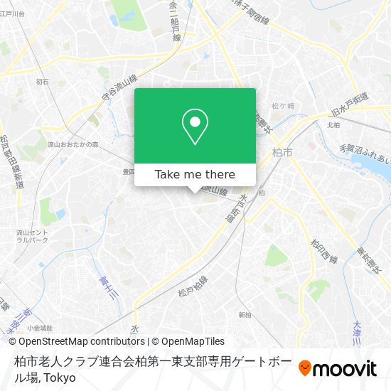 柏市老人クラブ連合会柏第一東支部専用ゲートボール場 map