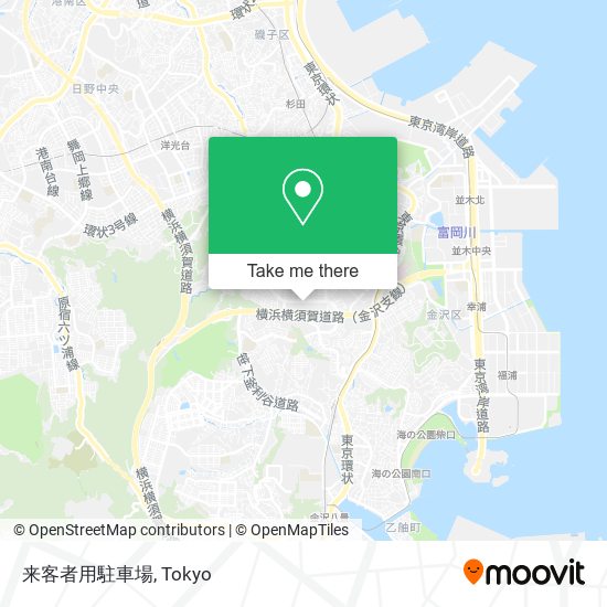 来客者用駐車場 map