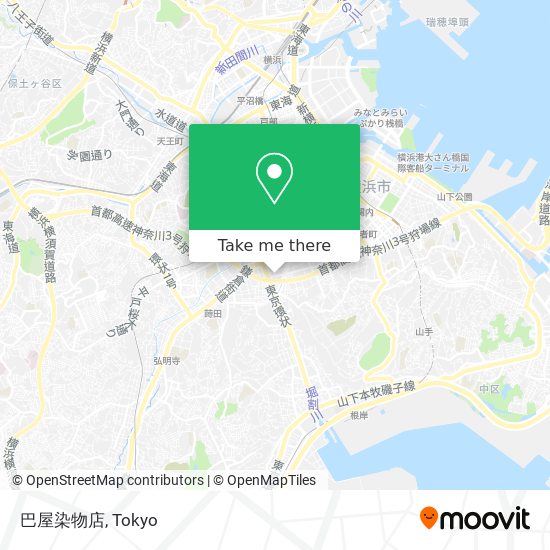 巴屋染物店 map