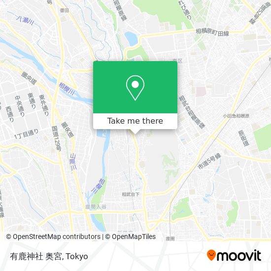 有鹿神社 奥宮 map