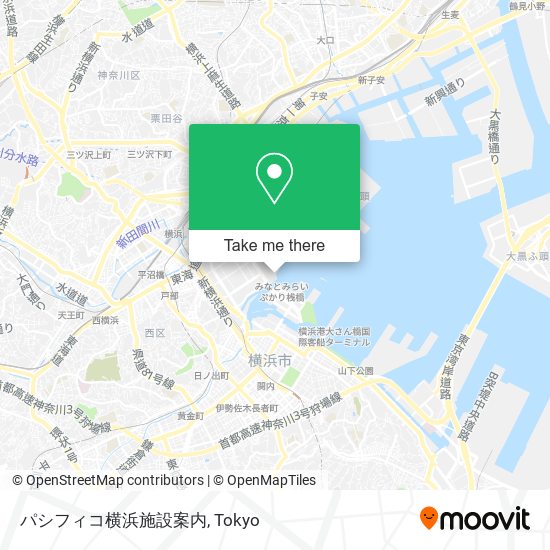 パシフィコ横浜施設案内 map