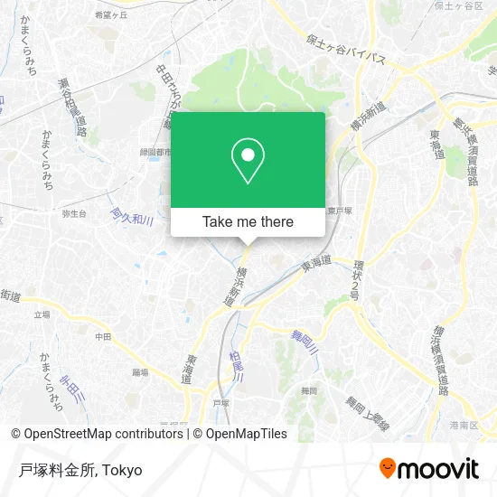 戸塚料金所 map