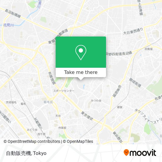 自動販売機 map