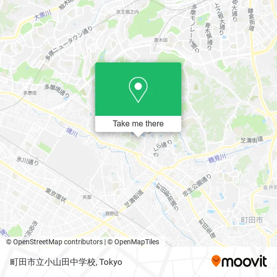 町田市立小山田中学校 map