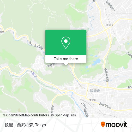 飯能・西武の森 map