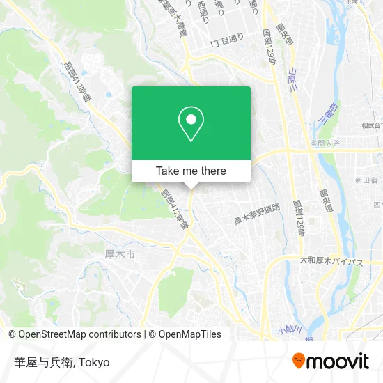 華屋与兵衛 map