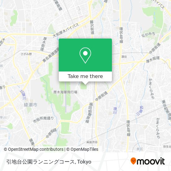 引地台公園ランニングコース map